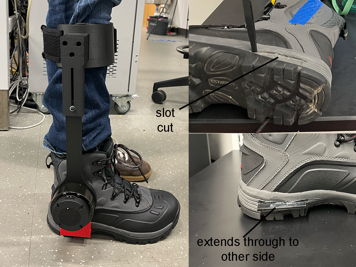 Modified boot shoe concept